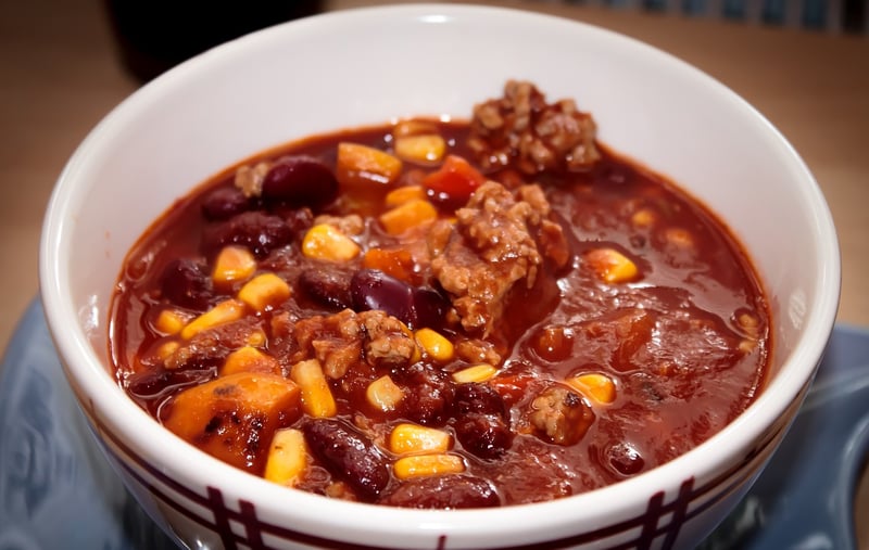 Beef Chili with Cornbread